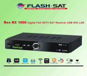 Rex RX 1000 Digital Full HDTV SAT Receiver USB Wifi LAN 