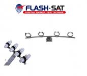 Multifeed MF-14 Halter 4 Fach Metall LNB Abstand 3 Grad Universal 
