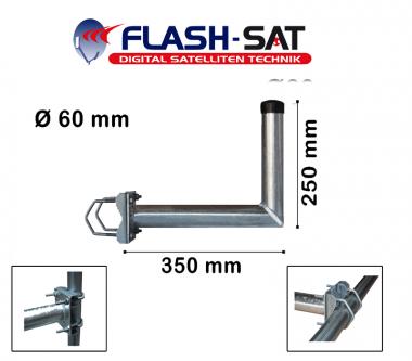 GELÄNDERHALTER WS-136-60mm 