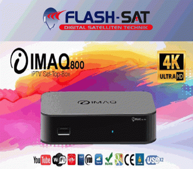 IMAQ 800 IPTV 4K HEVC MULTIMEDIA  SET TOP BOX STREAMER 