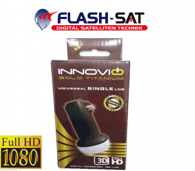 INNOVIO / GOLD TITANIUM Universal single LNB 0,1 dB 